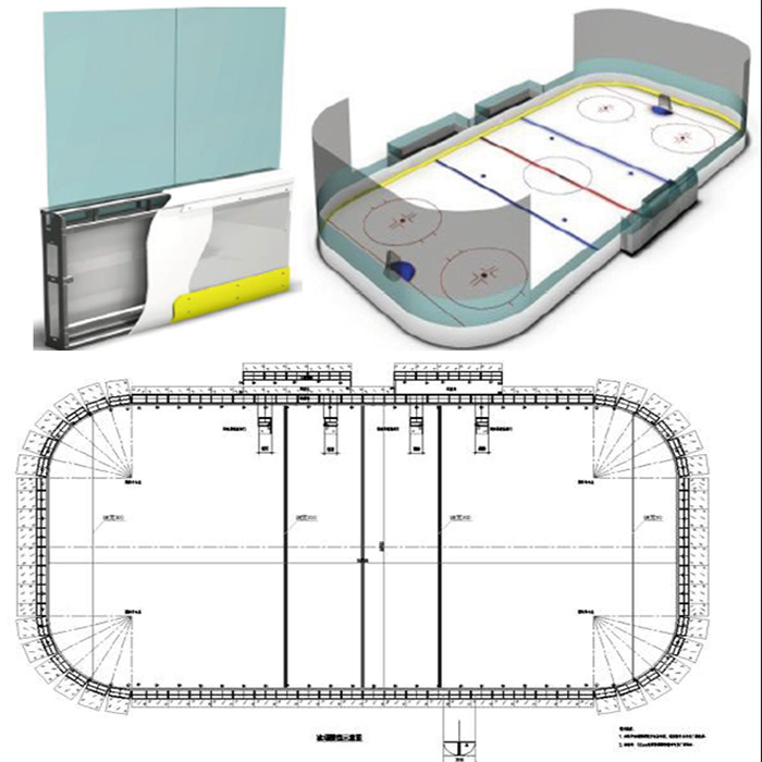 冰场界墙